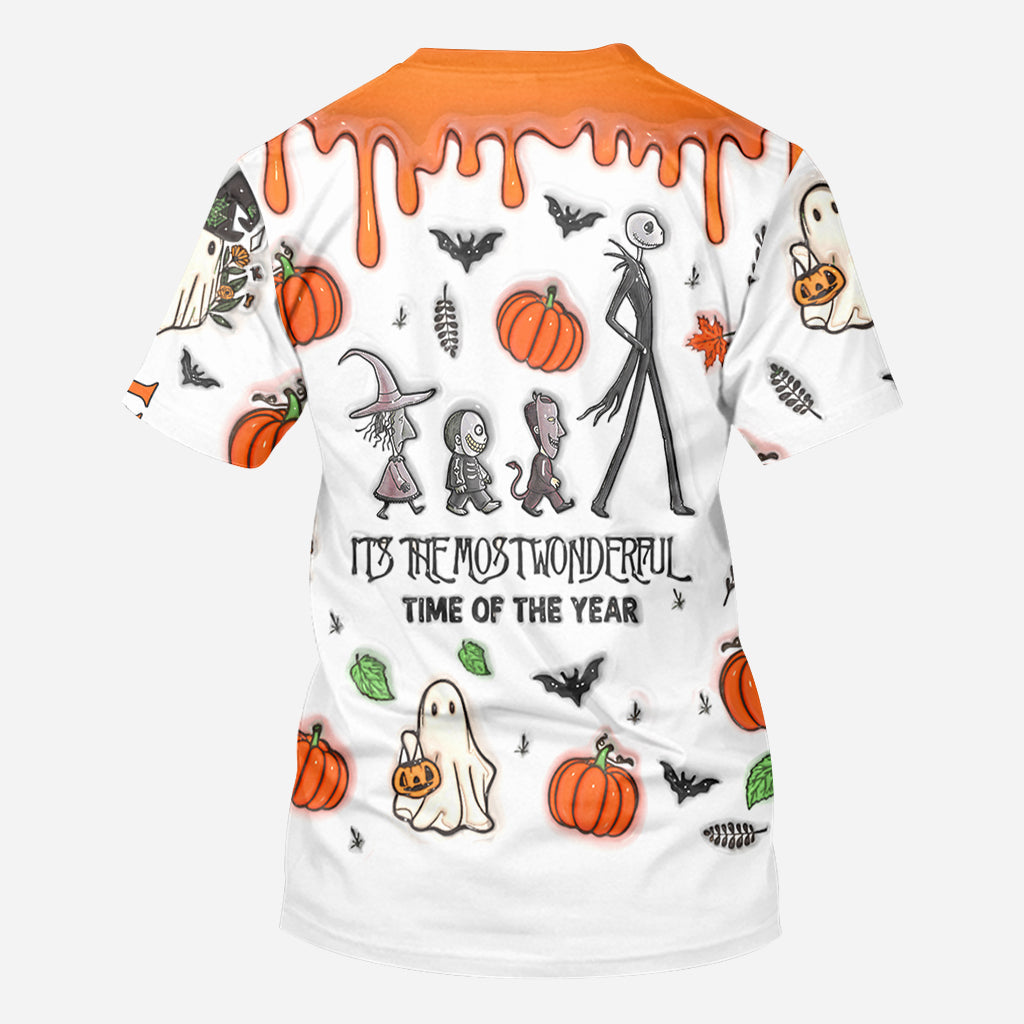 Personalized Nightmare Before Christmas All Over Shirt for Halloween All Over Shirt GradoCreations