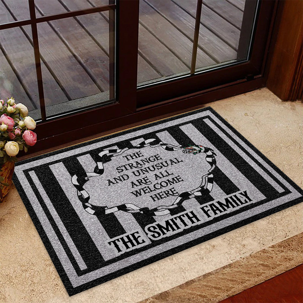 Personalized Doormat with Unique Welcome Message for Family Doormat GradoCreations