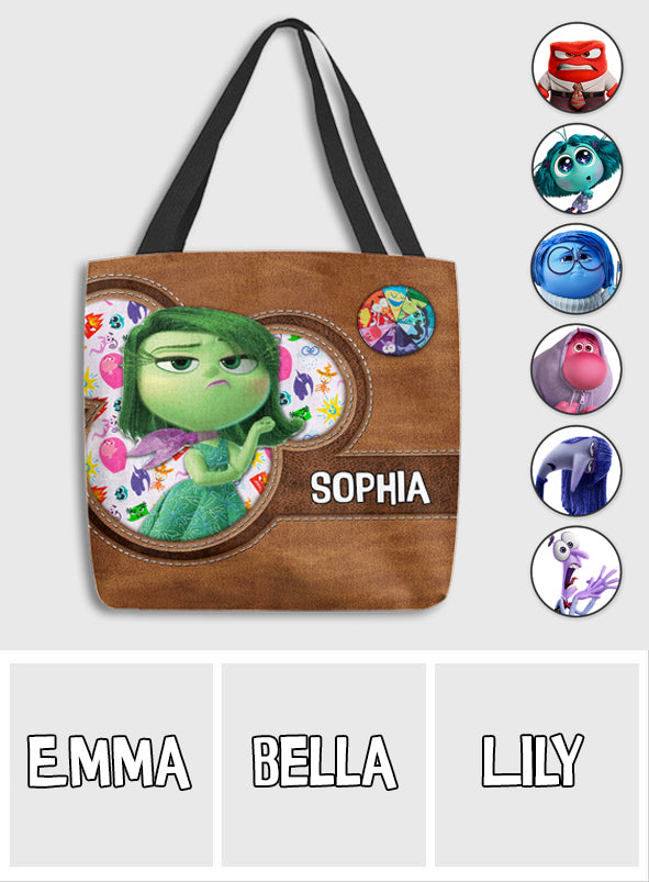 Personalized Disney Tote Bag with Custom Name for Kids Tote Bag GradoCreations