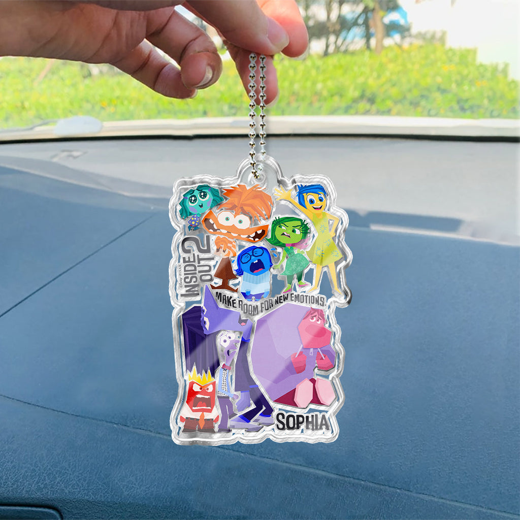 Personalized Acrylic Car Ornament Custom Name Gift for Kids One-sided Custom Shaped Car Ornament GradoCreations
