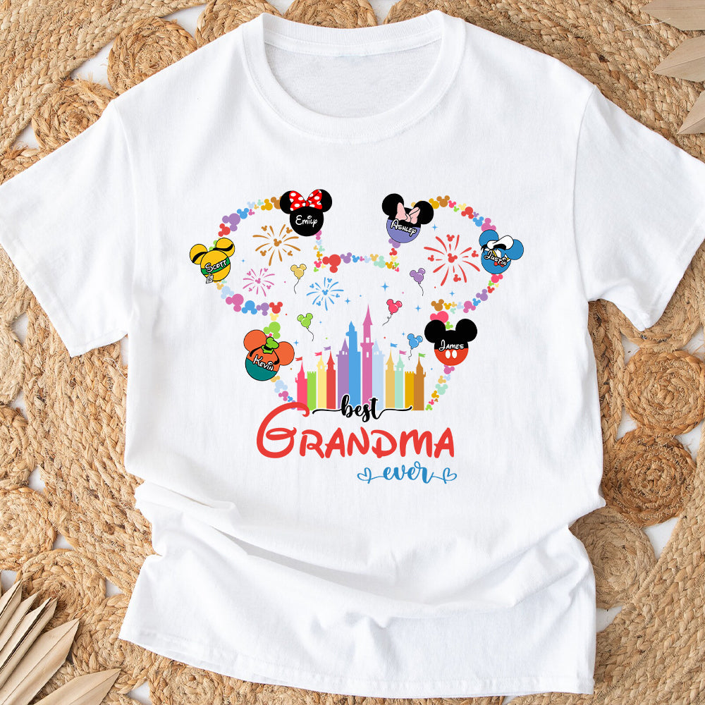 Personalized Best Grandma Ever T-Shirt & Hoodie Gift for Mom T-shirt & Hoodie GradoCreations