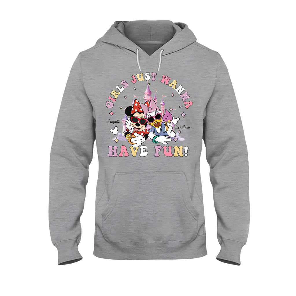 Personalized Girls Just Wanna Have Fun T-shirt & Hoodie for Kids T-shirt & Hoodie GradoCreations