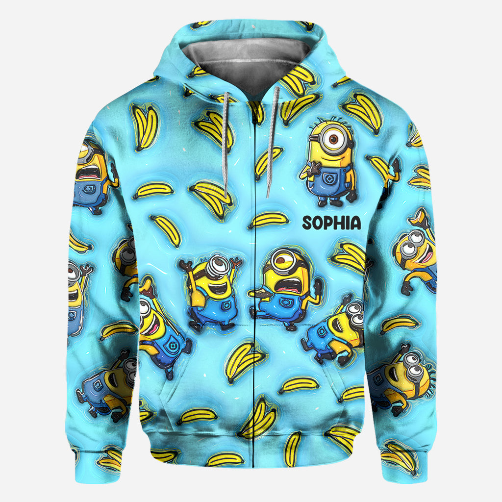 Personalized Minion All Over Shirt Custom Name Birthday Gift All Over Shirt GradoCreations