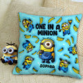 Personalized Minion Throw Pillow Custom Name Gift Throw Pillow GradoCreations