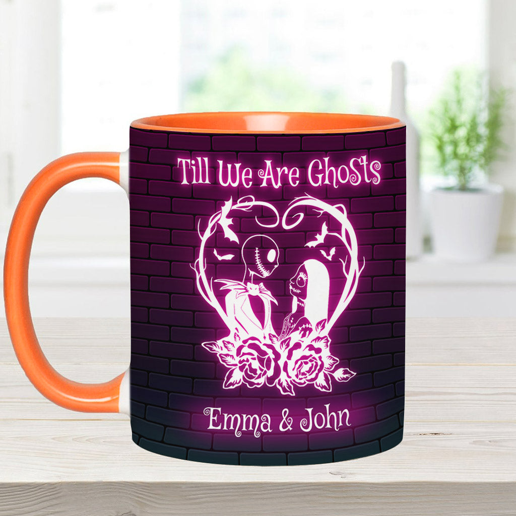Personalized Nightmare Accent Mug for Couples - Till We Are Ghosts Accent Mug GradoCreations