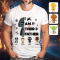 Personalized Star Wars T-Shirt & Hoodie Gift for Dad | Custom Names T-shirt & Hoodie GradoCreations