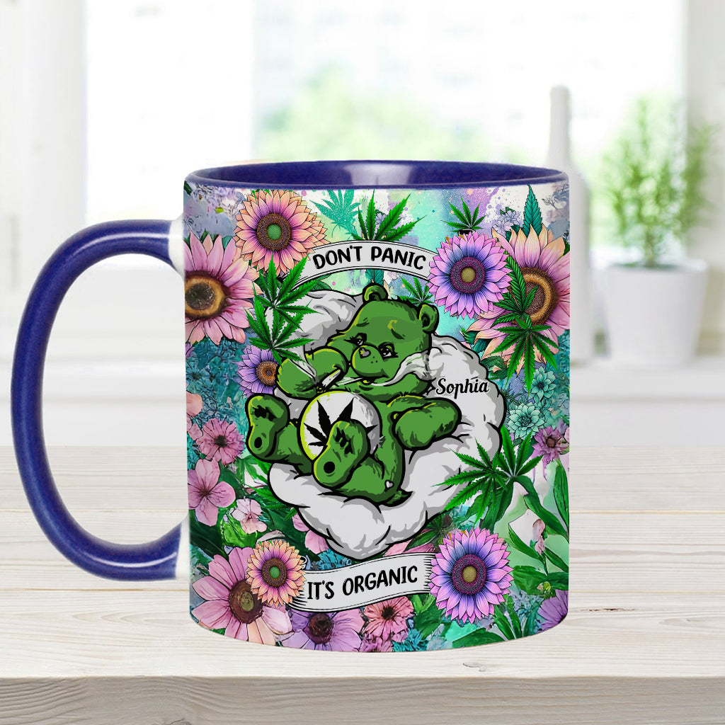 Personalized Weed Accent Mug Custom Name Gift for Her Accent Mug GradoCreations