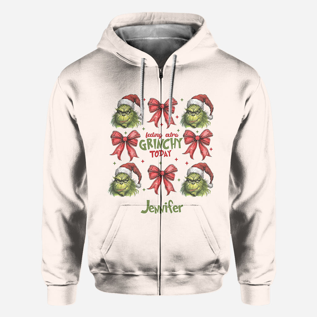 Personalized Grinch All-Over Shirt Custom Name Christmas Gift All Over Shirt GradoCreations