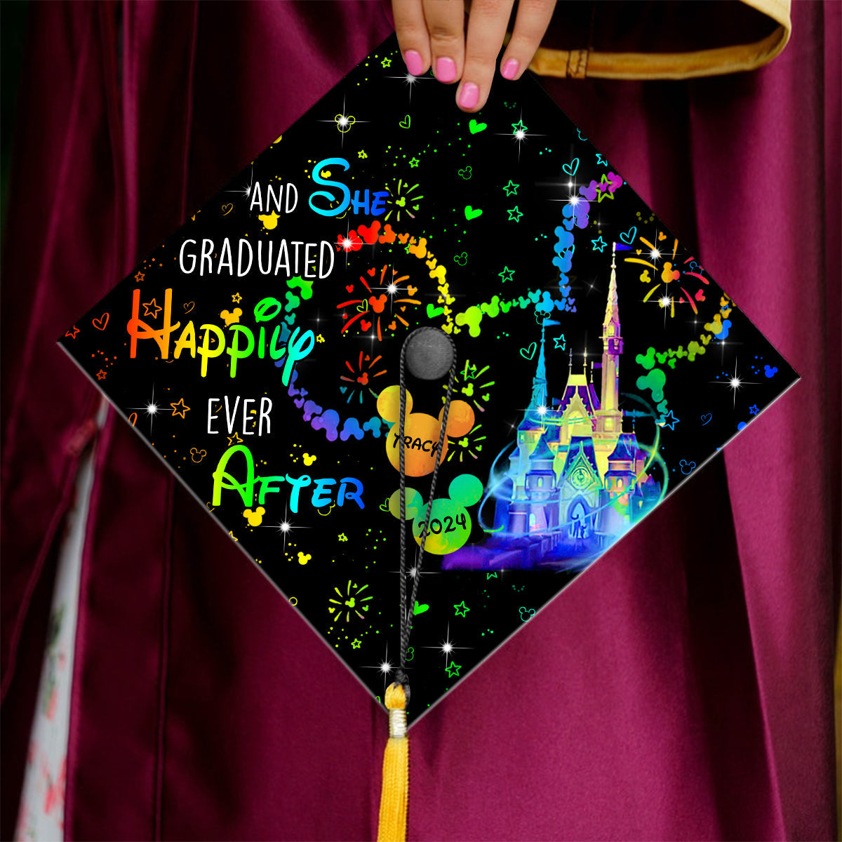 Personalized Graduation Cap Topper Custom Design Gift for Her Cap Topper GradoCreations