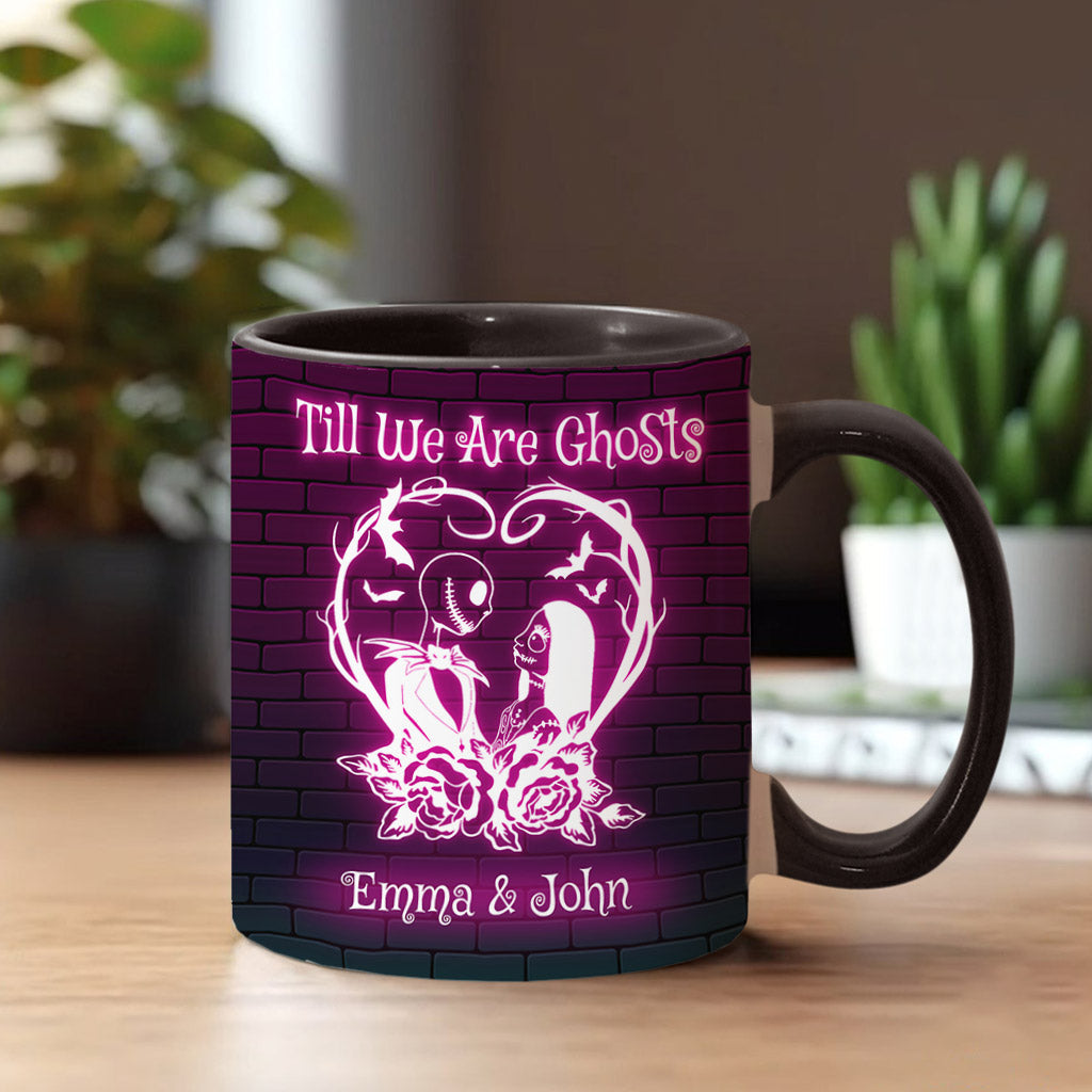 Personalized Nightmare Accent Mug for Couples - Till We Are Ghosts Accent Mug GradoCreations