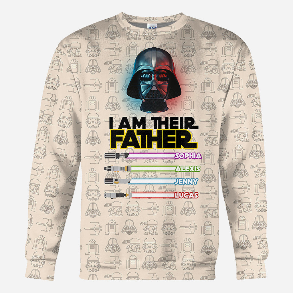 Personalized Father's Day All Over Shirt Custom Name Gift All Over Shirt GradoCreations