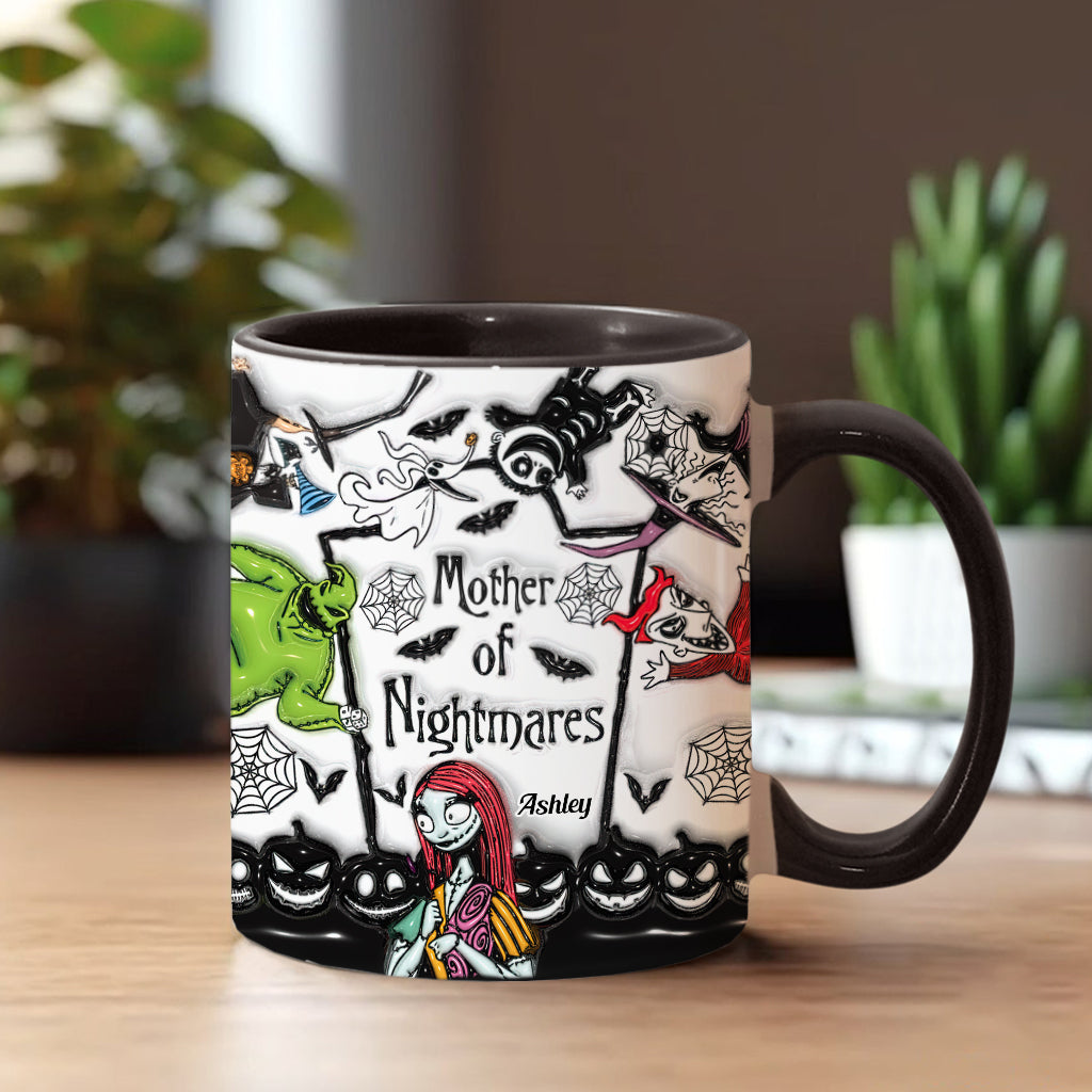 Personalized Nightmare Accent Mug Custom Name Gift for Mom or Dad Accent Mug GradoCreations
