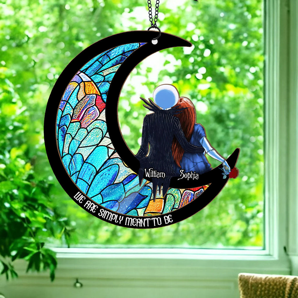 Personalized Nightmare Suncatcher Gift for Couples - We Are Simply Meant To Be Suncatcher GradoCreations