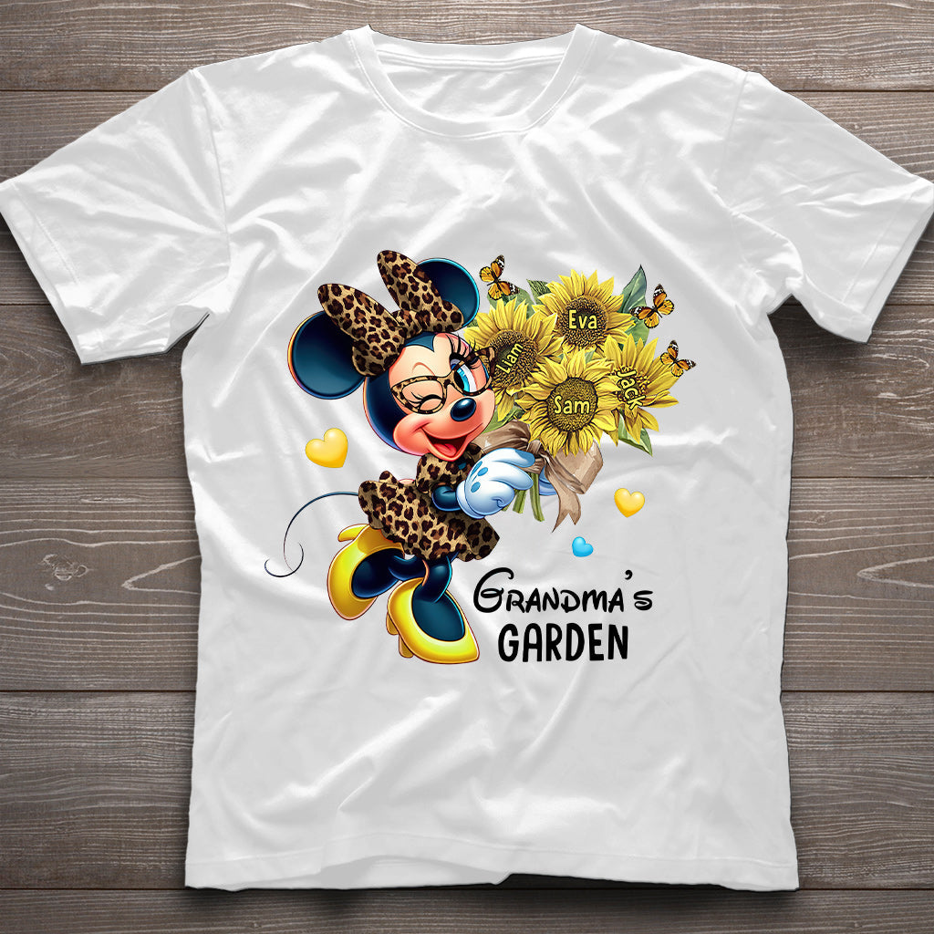 Personalized Grandma's Garden T-shirt & Hoodie with Custom Names Gift T-shirt & Hoodie GradoCreations