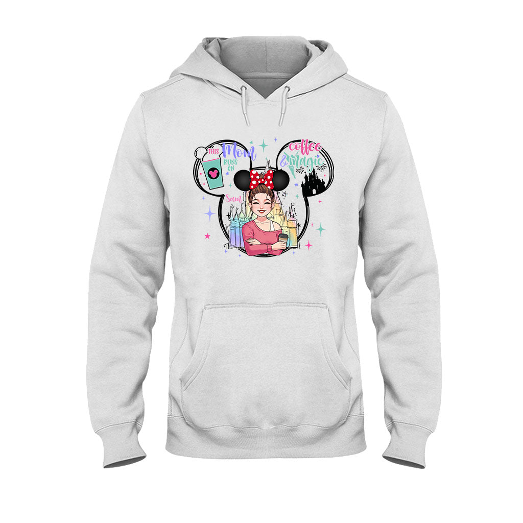 Personalized Coffee Magic Mouse T-shirt for Mom – Custom Name Gift T-shirt & Hoodie GradoCreations