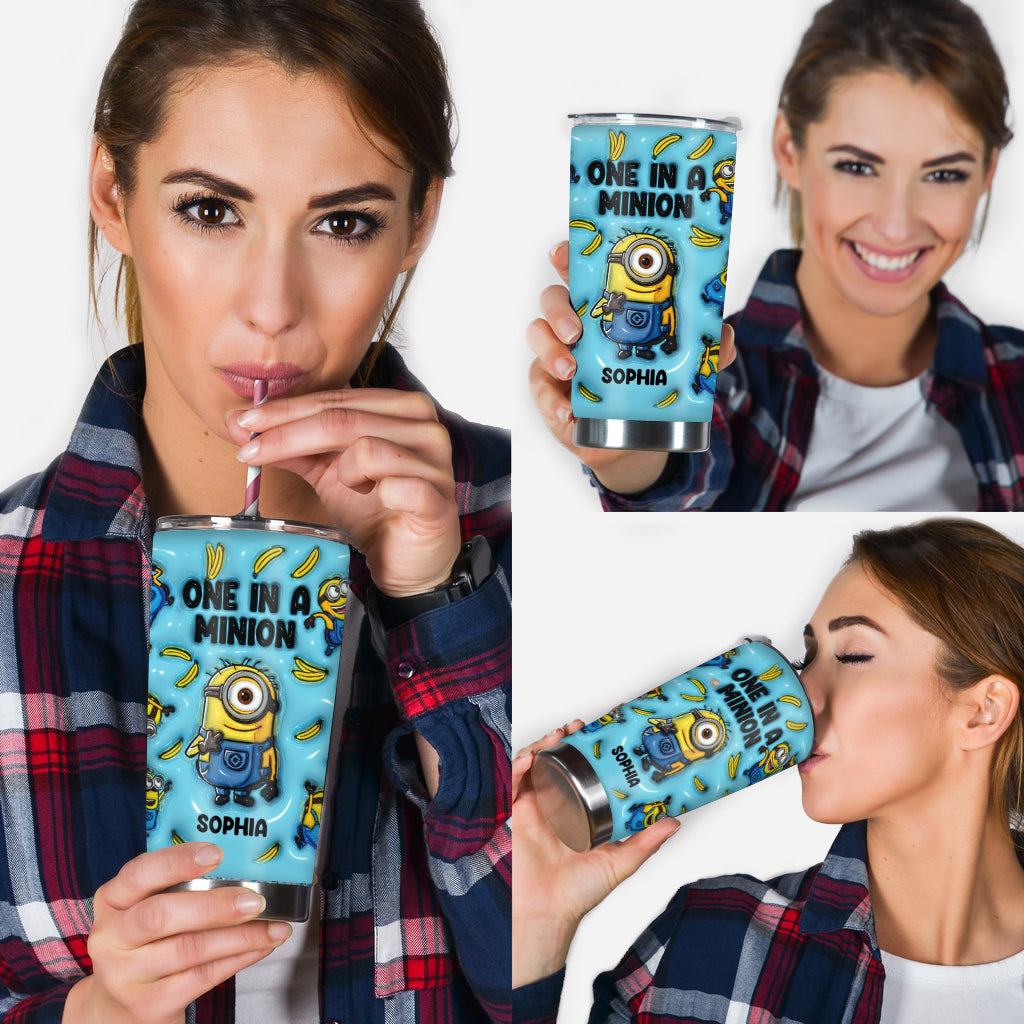 Personalized Minion Tumbler Custom Name Gift for Kids Tumbler GradoCreations