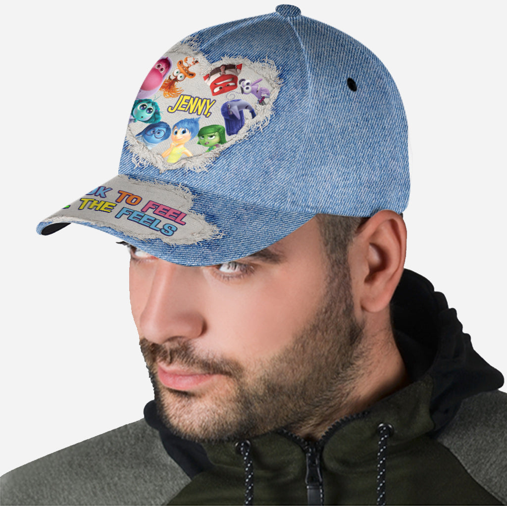 Personalized Denim Classic Cap Custom Name Gift for Kids Classic Cap GradoCreations