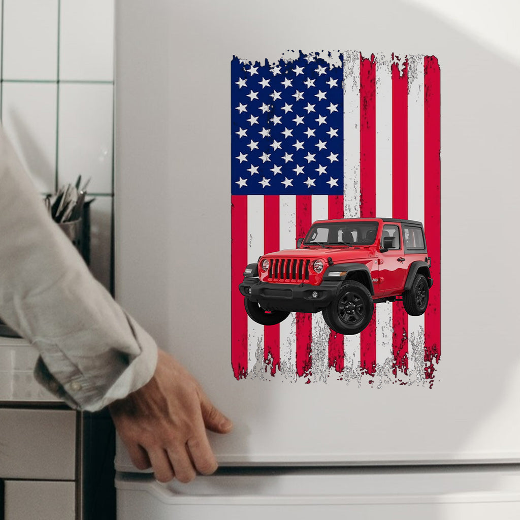 Personalized American Flag Car Decal Die Cut Custom Design Decal Die Cut GradoCreations