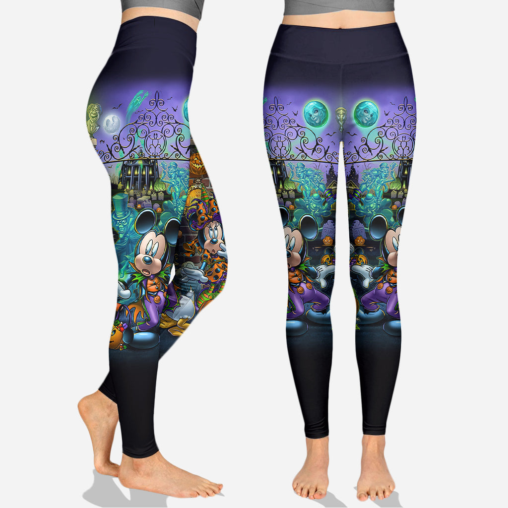 Personalized Halloween Mouse Hoodie and Leggings Set for Kids Hoodie & Leggings GradoCreations