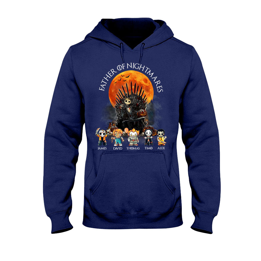 Personalized Father T-Shirt and Hoodie with 4 Character Design T-shirt & Hoodie GradoCreations