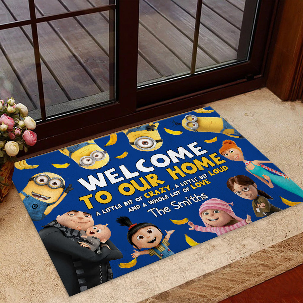 Personalized Welcome Doormat for Home Custom Name Gift Doormat GradoCreations
