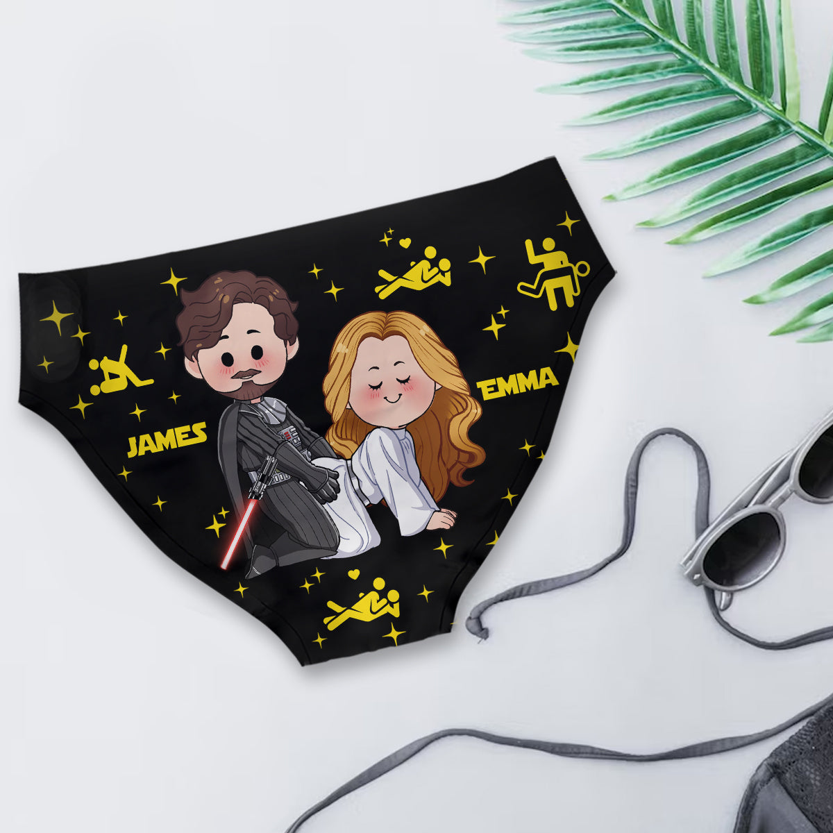 Personalized Jedi Sith Women's Briefs Custom Name Gift Women Briefs GradoCreations