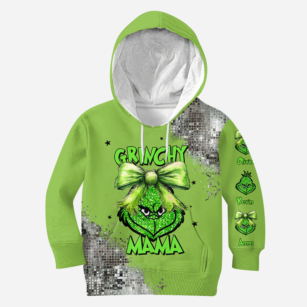 Personalized Grinch All Over Shirt Custom Christmas Gift for Mom All Over Shirt GradoCreations