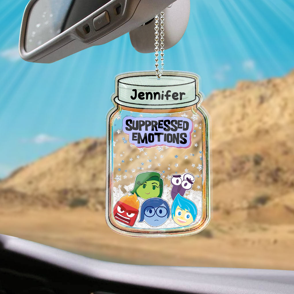 Personalized 3 Layered Shaker Ornament for Christmas Decoration 3 Layered Shaker Ornament GradoCreations