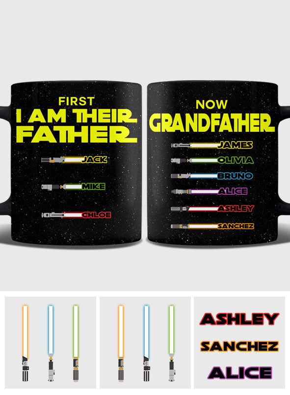 Personalized Star Wars Mug for Grandfathers Custom Name Gift Mug GradoCreations