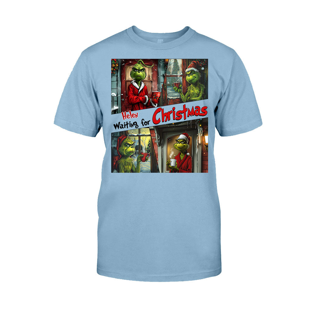Personalized Grinch Christmas T-shirt & Hoodie Gift for Mom T-shirt & Hoodie GradoCreations