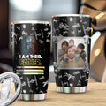 Personalized Father Tumbler Custom Name Galaxy Design Gift Tumbler GradoCreations