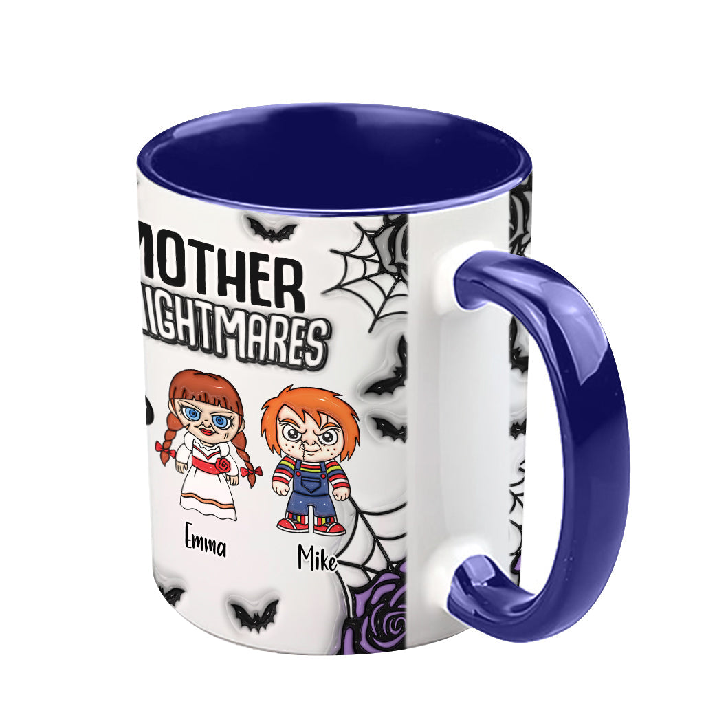 Personalized Mother Accent Mug for Halloween & Birthdays Gift Accent Mug GradoCreations