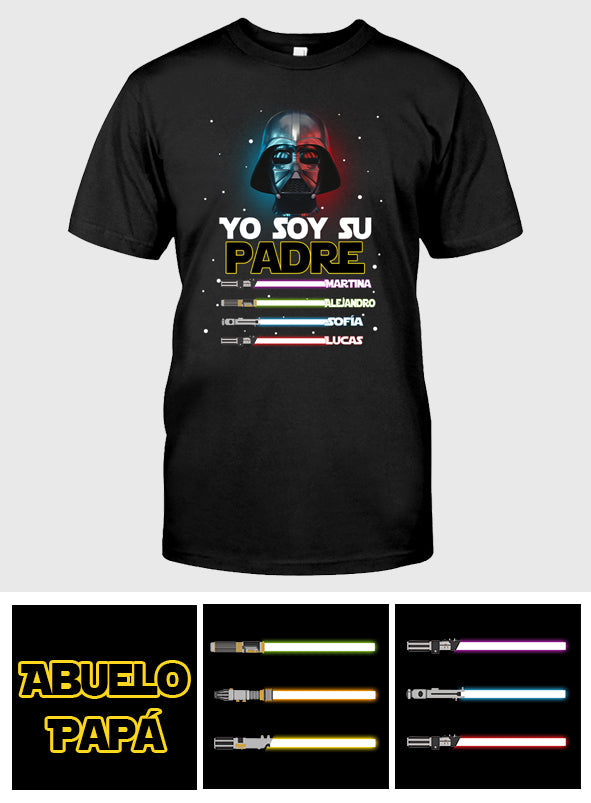 Personalized Yo Soy Su Padre T-shirt & Hoodie Gift for Dad T-shirt & Hoodie GradoCreations