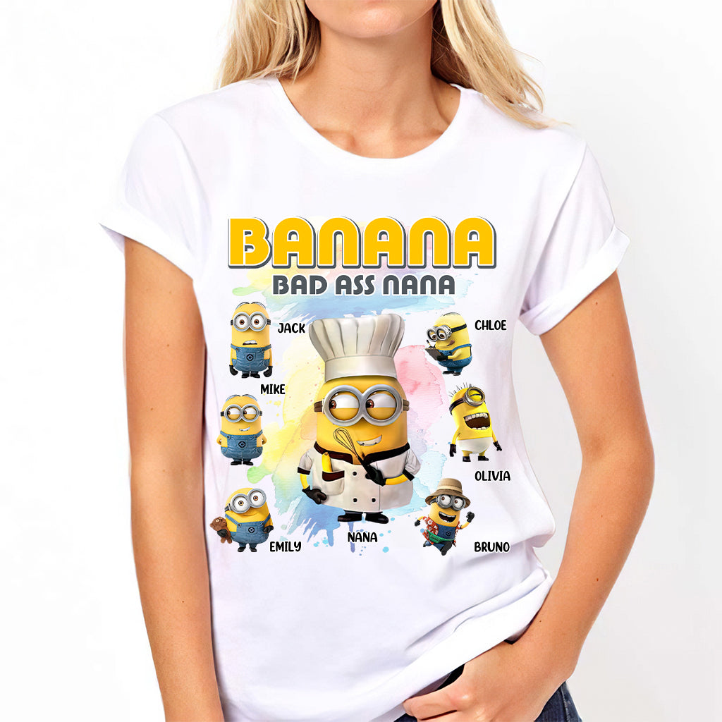 Personalized Banana Nana T-shirt Custom Gift for Grandma T-shirt & Hoodie GradoCreations