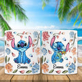 Personalized Floral Mug with Stitch Design Gift for Mom Mug GradoCreations