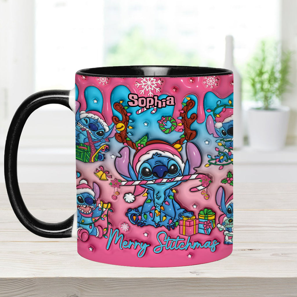 Personalized Ohana Accent Mug Christmas Gift for Mom Accent Mug GradoCreations