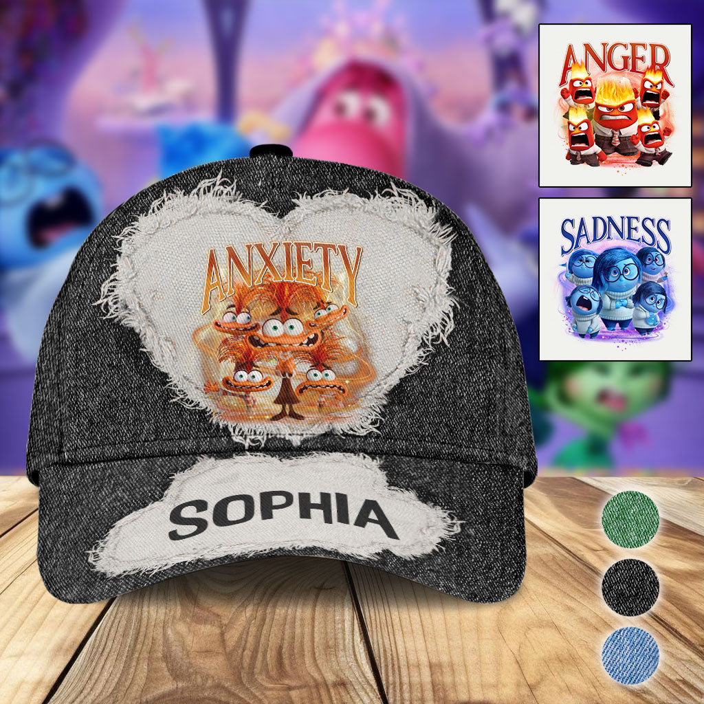 Personalized Anxiety Classic Cap Custom Name Gift Classic Cap GradoCreations