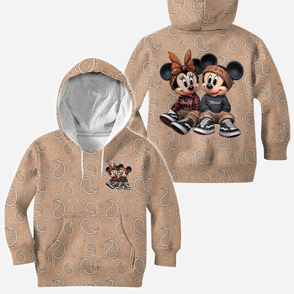 Personalized All Over Shirt Cute Mouse Couple Gift for Anniversary All Over Shirt GradoCreations