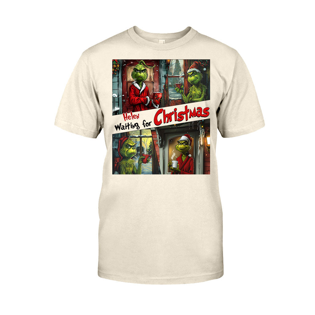Personalized Grinch Christmas T-shirt & Hoodie Gift for Mom T-shirt & Hoodie GradoCreations