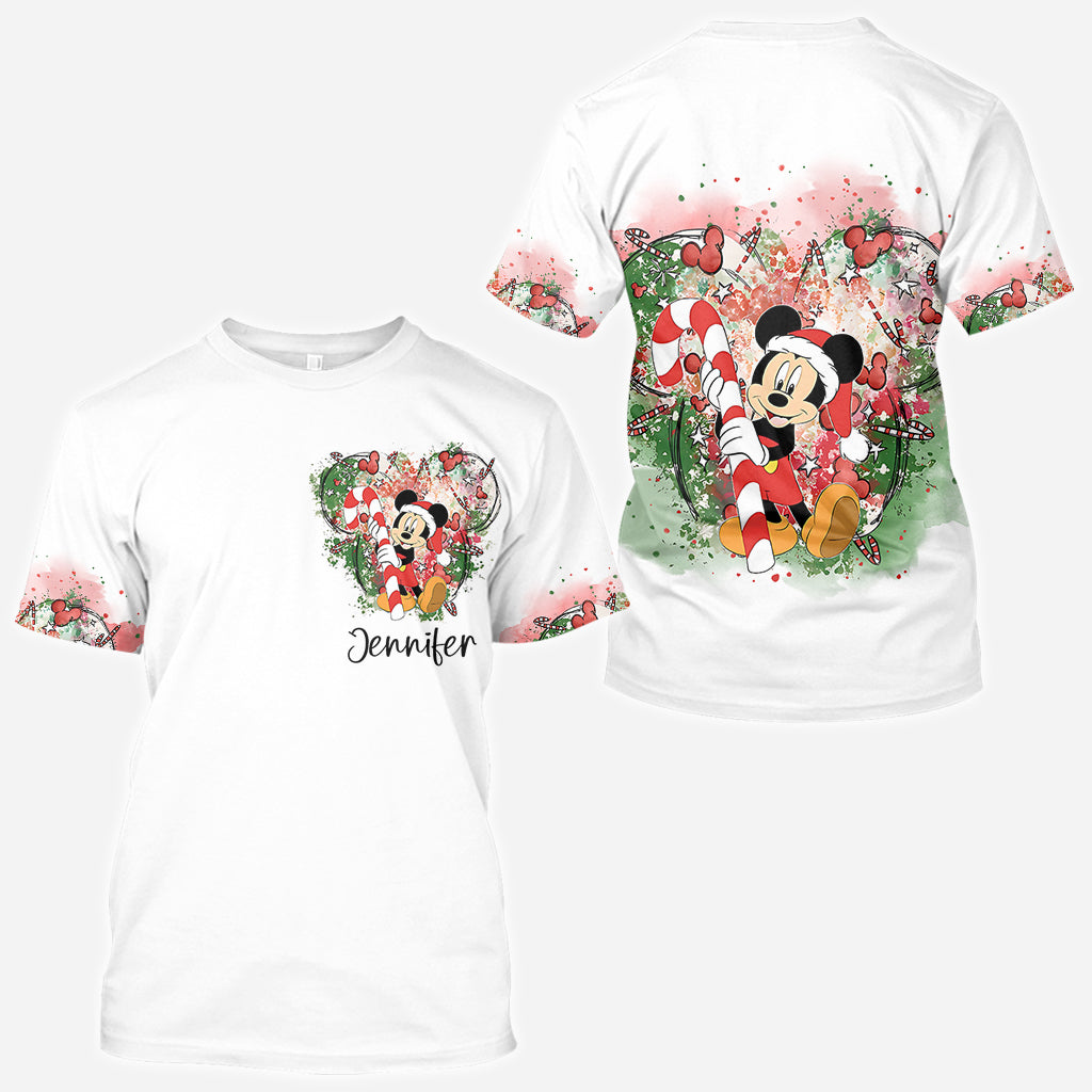 Personalized Merry Christmas All Over Shirt for Women | Perfect Holiday Gift All Over Shirt GradoCreations
