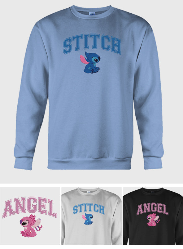 Personalized Ohana Embroidered Sweater Custom Gift for Couples Embroidered Sweater GradoCreations