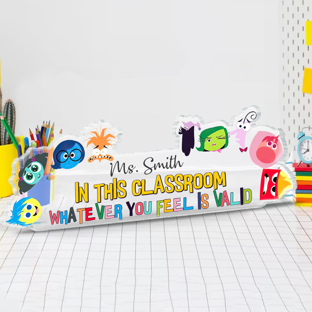 Personalized Custom Shaped Acrylic Plaque for Teacher Appreciation Custom Shaped Acrylic Plaque GradoCreations