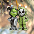 Personalized Grinch & Nightmare Before Christmas Ornament Gift Ornament GradoCreations