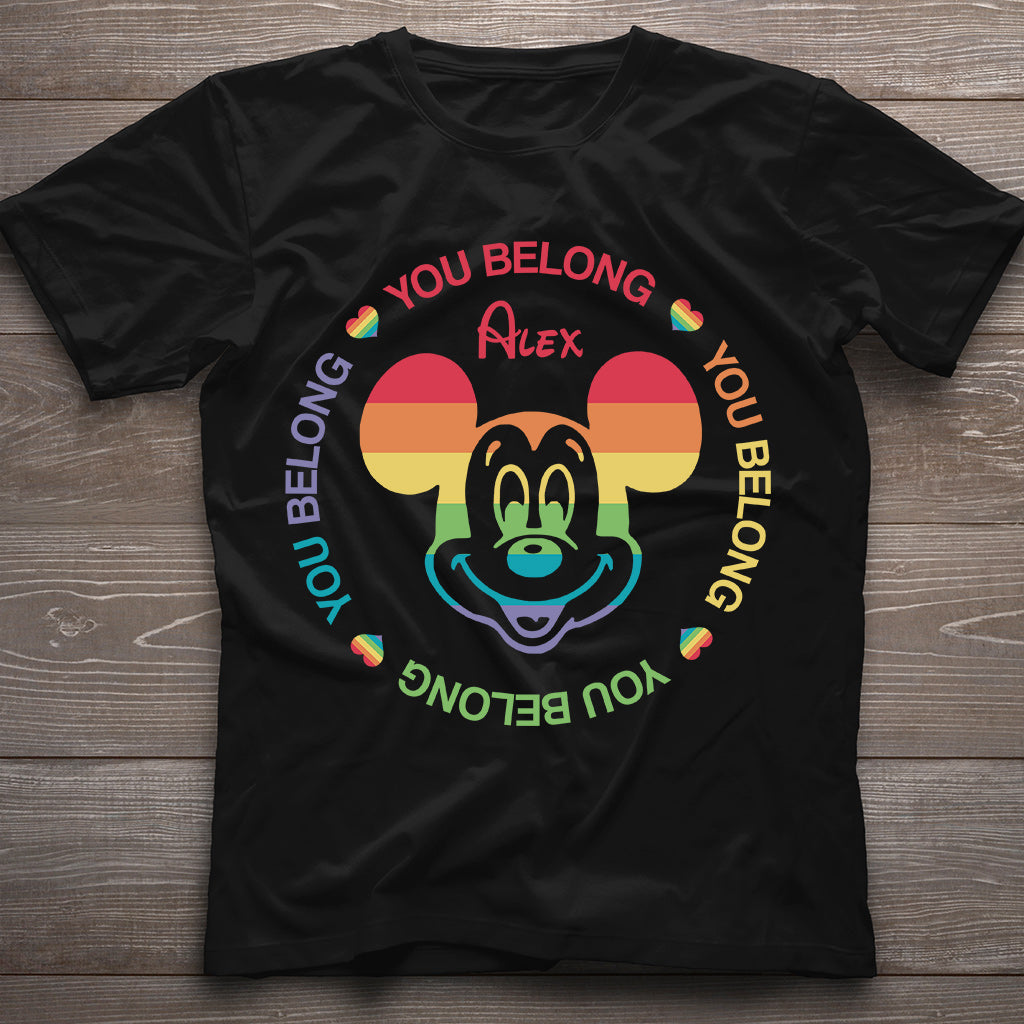Personalized LGBT Pride T-shirt & Hoodie with Custom Name T-shirt & Hoodie GradoCreations
