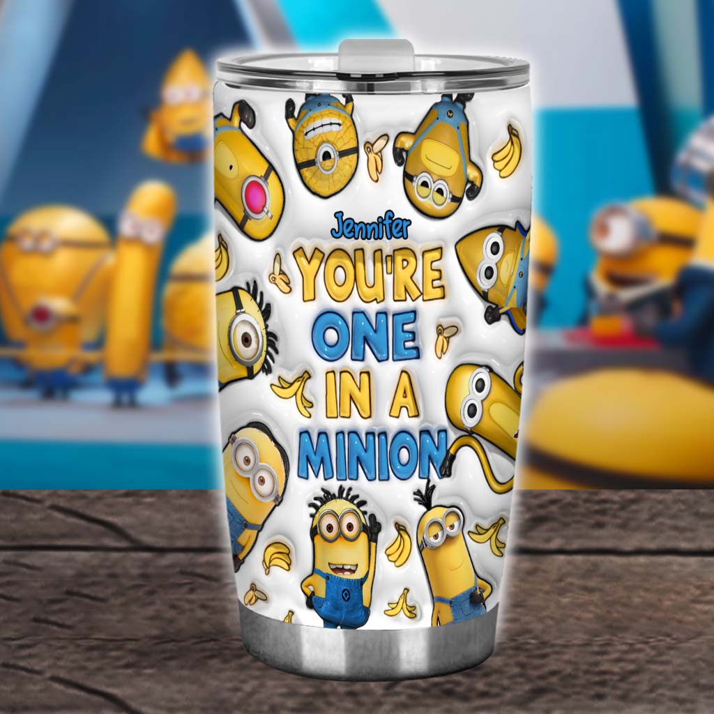 Personalized Minions Tumbler Custom Name Gift for Kids Tumbler GradoCreations