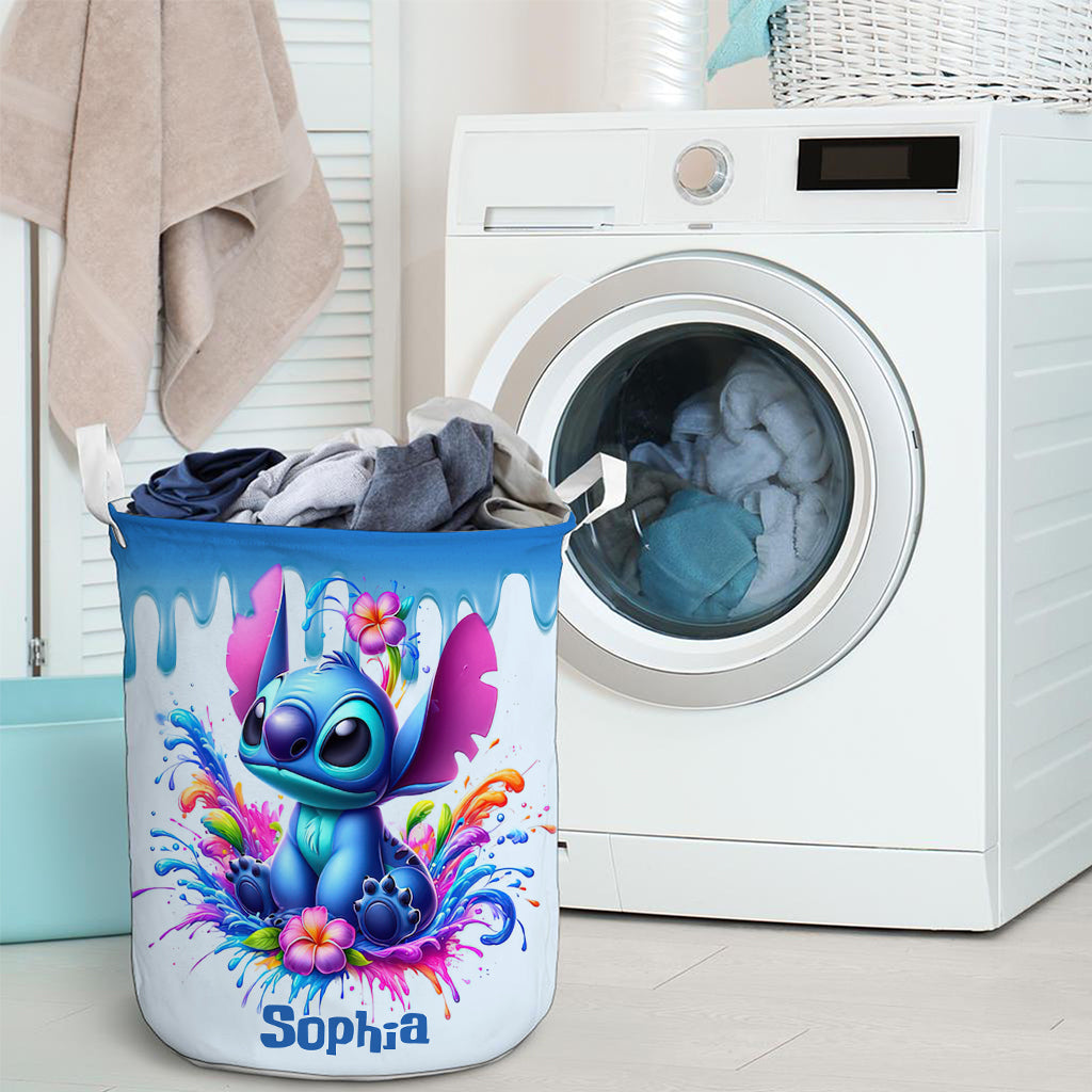 Personalized Laundry Basket Custom Name Fun Design Gift Laundry Basket GradoCreations