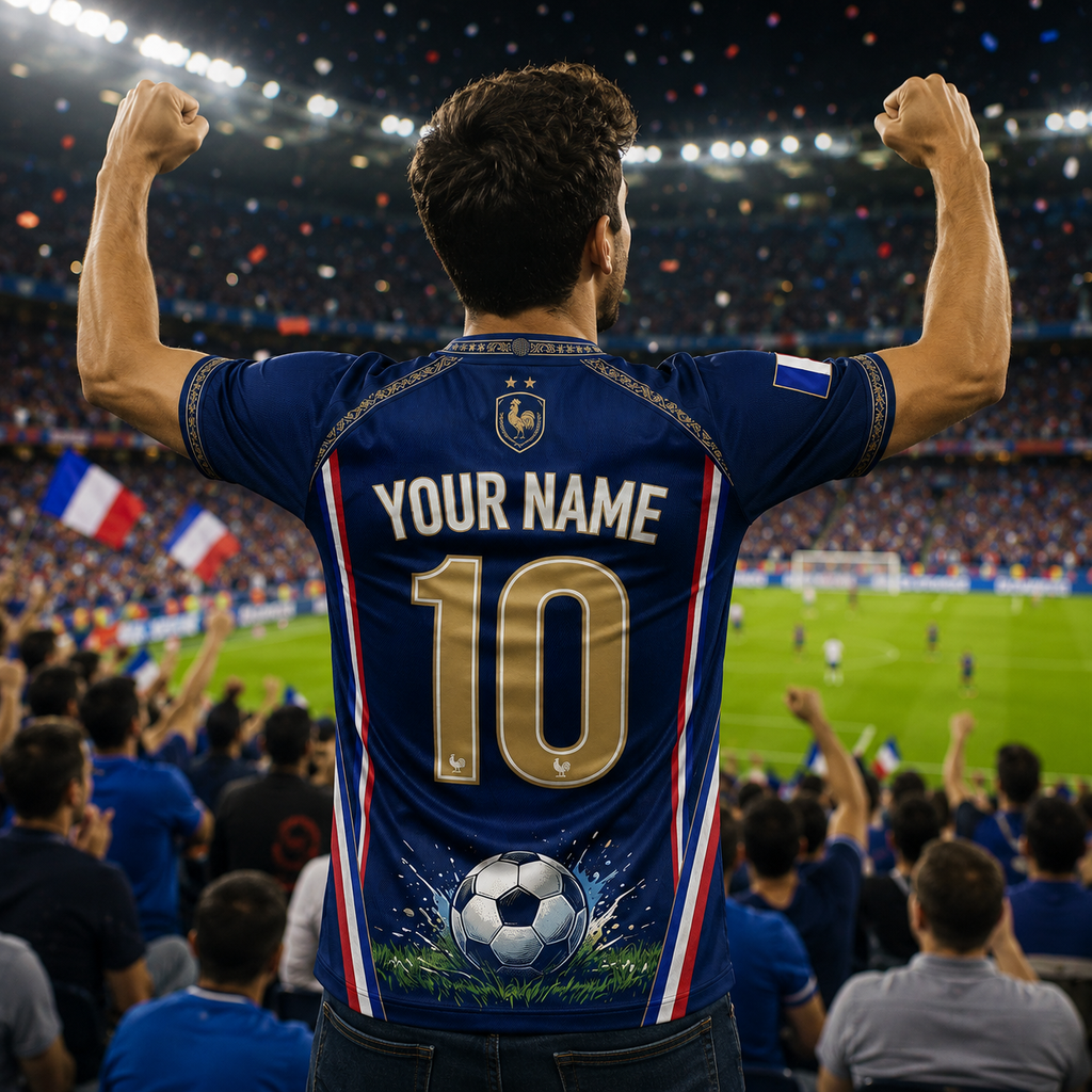 Personalized Soccer Jersey with Custom Name for Sports Lovers