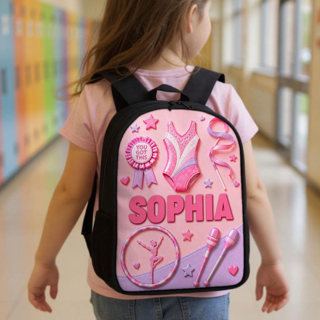Personalized Cartoon Backpack Set for Girls | Custom Name School Supplies