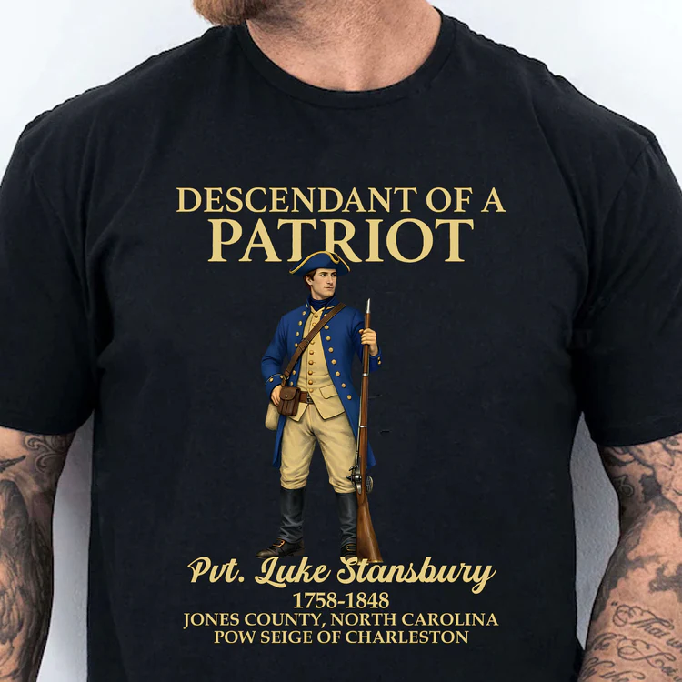 Personalized Comfort Shirt Custom Name Patriots Gift for Dad Comfort Shirt GradoCreations
