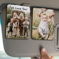 Personalized Photo Car Visor Clip Custom Gift for Dad HN590 - Car Visor Clip GradoCreations